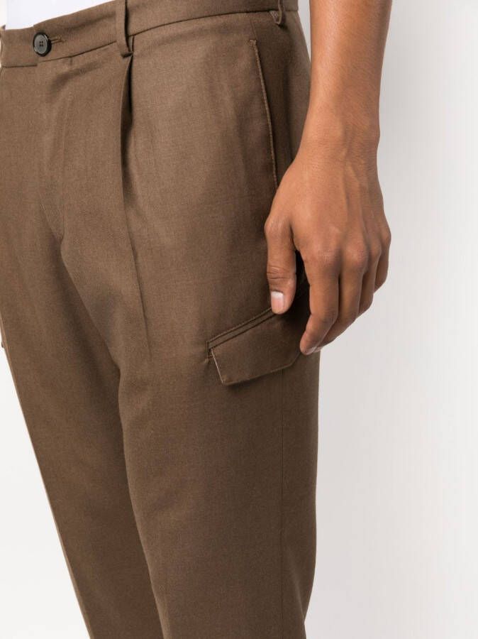 Tagliatore Geplooide chino Bruin