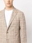 Tagliatore Geruite blazer Beige - Thumbnail 5