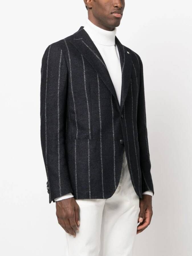 Tagliatore Gestreepte blazer Blauw