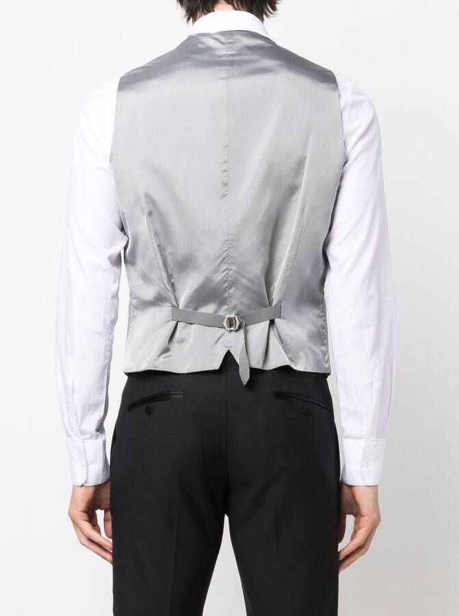Tagliatore Gilet met knopen Grijs