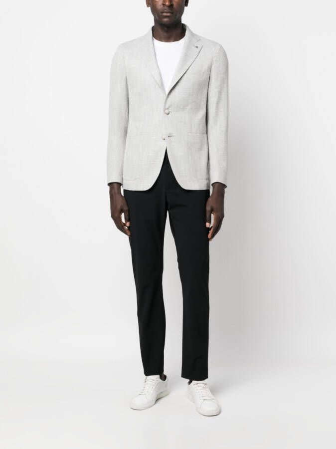 Tagliatore Blazer met enkele rij knopen Grijs