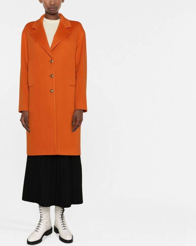Tagliatore Jas met enkele rij knopen Oranje