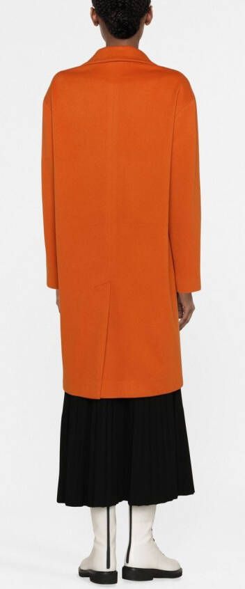 Tagliatore Jas met enkele rij knopen Oranje