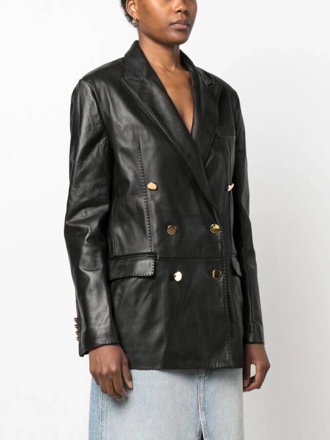 Tagliatore Blazer met dubbele rij knopen Zwart