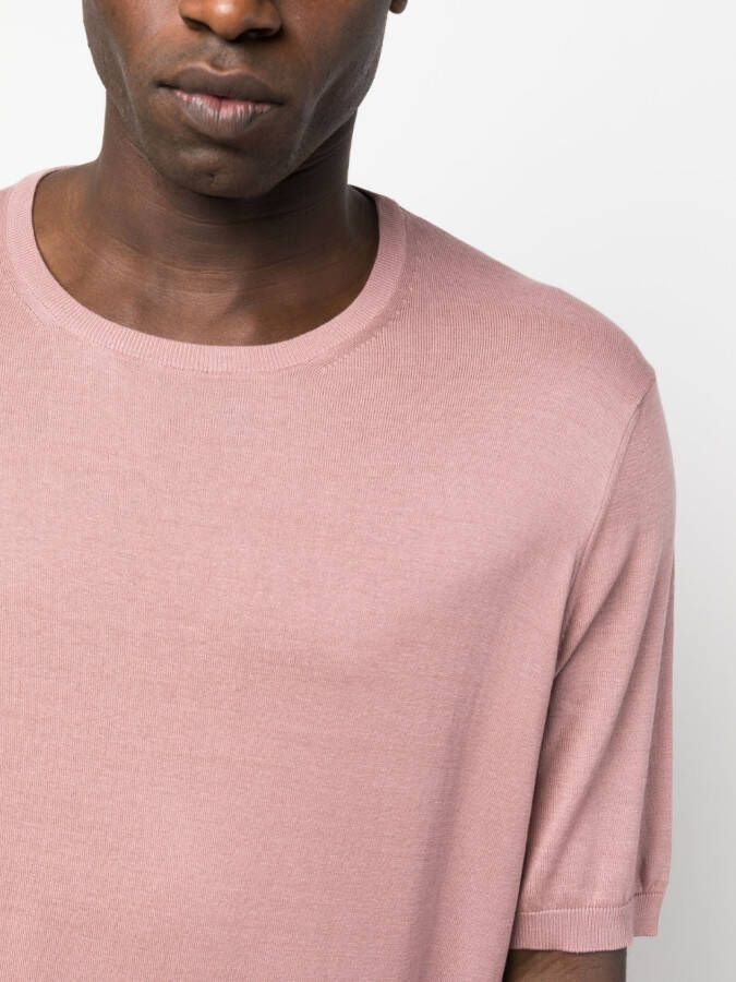 Tagliatore Zijden T-shirt Roze