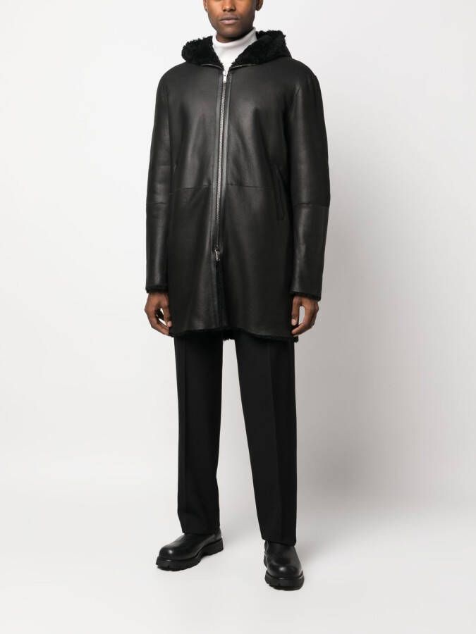 Tagliatore Lammy coat Zwart