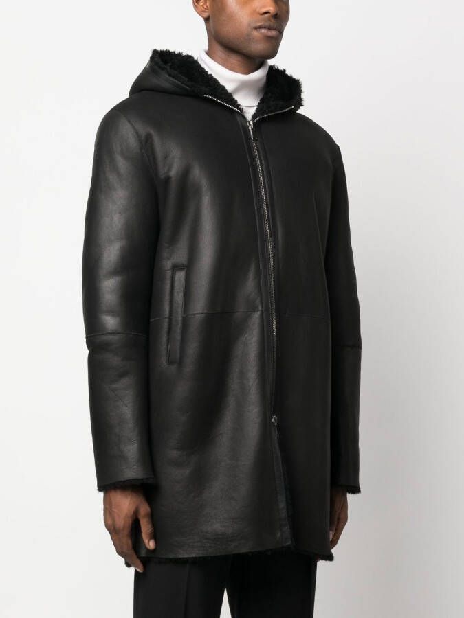 Tagliatore Lammy coat Zwart