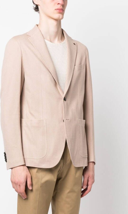 Tagliatore Blazer met enkele rij knopen Beige