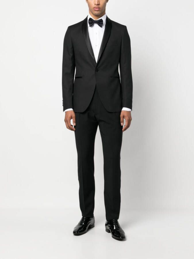 Tagliatore Blazer met enkele rij knopen Zwart