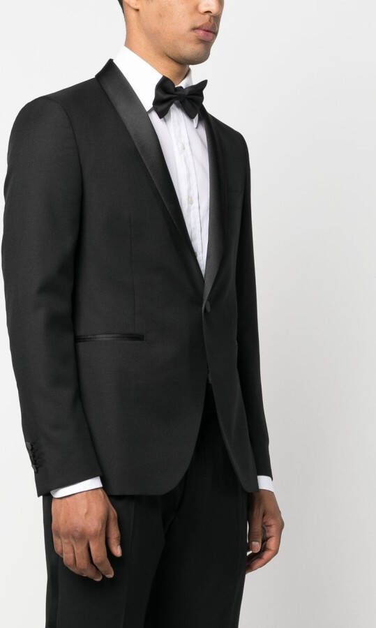 Tagliatore Blazer met enkele rij knopen Zwart