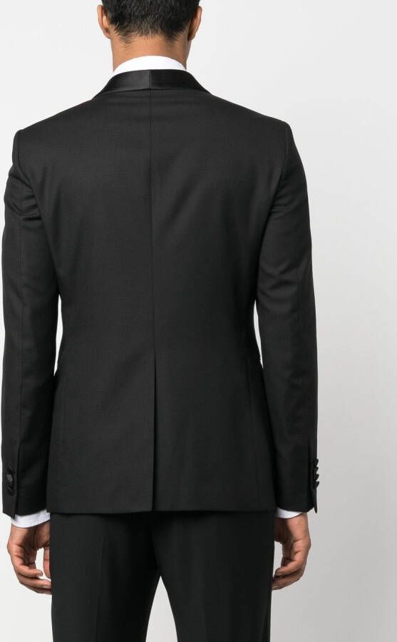 Tagliatore Blazer met enkele rij knopen Zwart