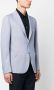 Tagliatore Blazer met enkele rij knopen Blauw - Thumbnail 3