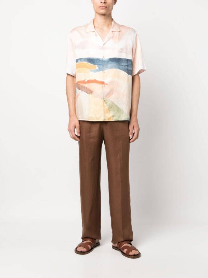 Tagliatore Straight broek Bruin