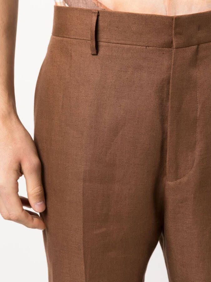 Tagliatore Straight broek Bruin
