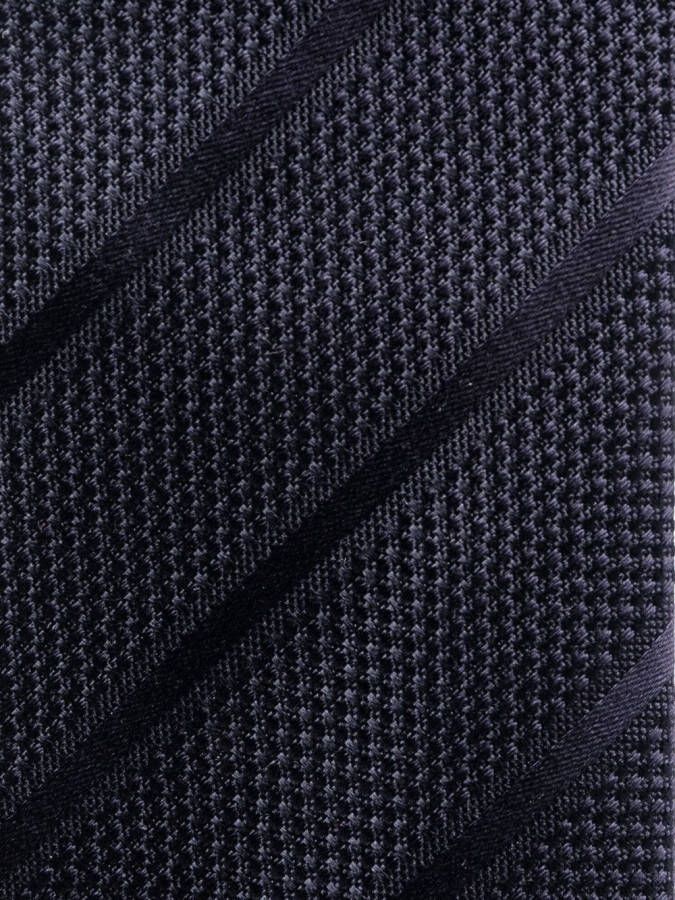 Tagliatore Gestreepte stropdas Blauw