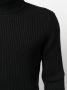 Tagliatore Sweater met col Zwart - Thumbnail 5