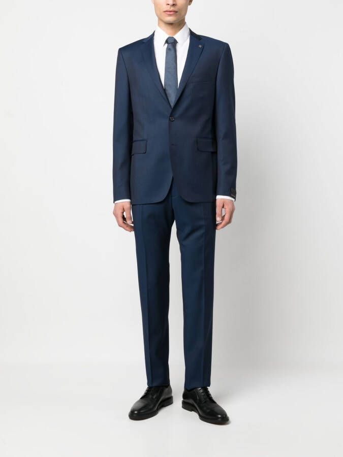 Tagliatore Tweedelig pak Blauw
