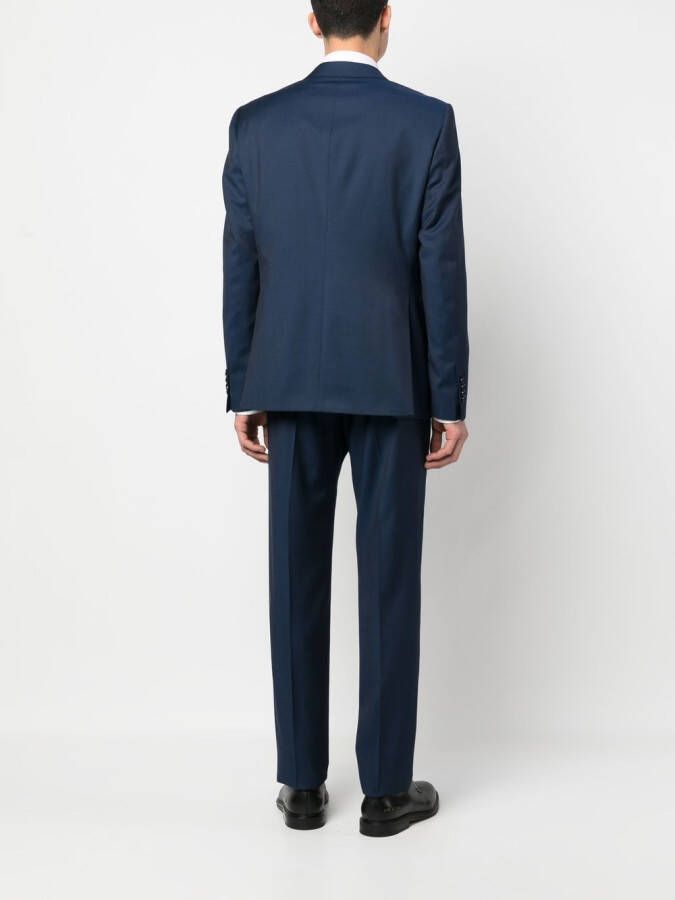 Tagliatore Tweedelig pak Blauw
