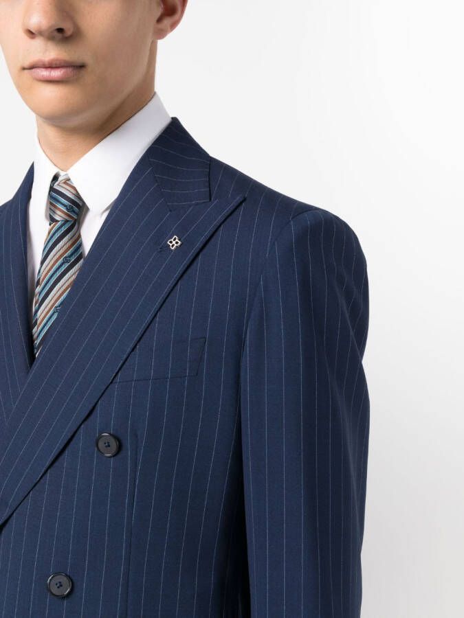 Tagliatore Tweedelig pak Blauw