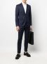 Tagliatore Tweedelig pak Blauw - Thumbnail 2