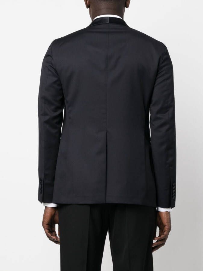 Tagliatore Blazer met dubbele rij knopen Blauw