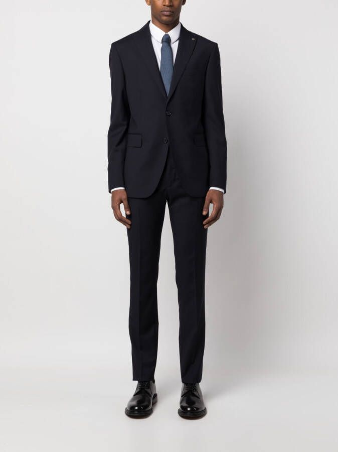 Tagliatore Blazer met enkele rij knopen Blauw