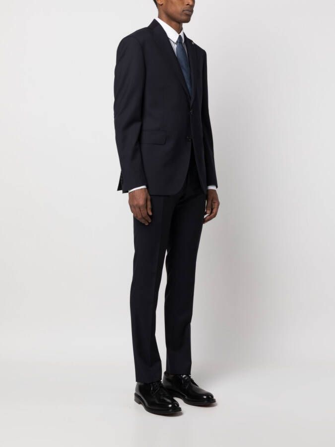 Tagliatore Blazer met enkele rij knopen Blauw