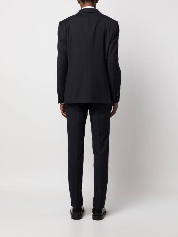 Tagliatore Blazer met enkele rij knopen Blauw