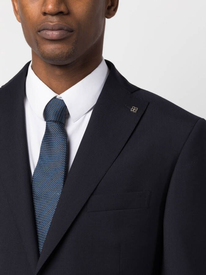 Tagliatore Blazer met enkele rij knopen Blauw