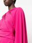 Talbot Runhof Mouwloze jurk Roze - Thumbnail 5