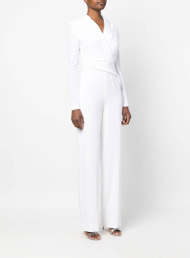 Talbot Runhof Jumpsuit met lange mouwen Zwart