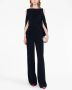 Talbot Runhof Jumpsuit met open schouders Blauw - Thumbnail 2
