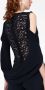 Talbot Runhof Jumpsuit met open schouders Blauw - Thumbnail 3