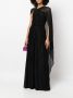 Talbot Runhof Jumpsuit met wijde pijpen Zwart - Thumbnail 2