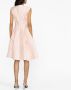Talbot Runhof Jurk met jacquard Roze - Thumbnail 4
