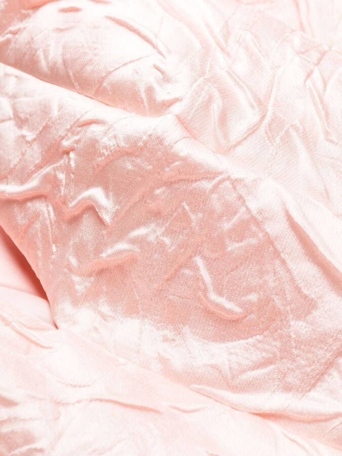 Talbot Runhof Jurk met jacquard Roze