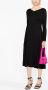 Talbot Runhof Midi-jurk met jacquard Zwart - Thumbnail 2