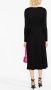 Talbot Runhof Midi-jurk met jacquard Zwart - Thumbnail 3