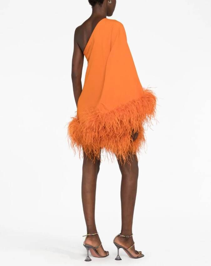 Taller Marmo Asymmetrische mini-jurk Oranje