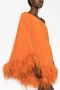 Taller Marmo Asymmetrische mini-jurk Oranje - Thumbnail 5