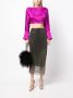 Taller Marmo Cropped blouse Paars - Thumbnail 2