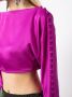 Taller Marmo Cropped blouse Paars - Thumbnail 5