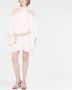 Taller Marmo Mini-jurk met halternek Beige - Thumbnail 2