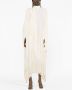 Taller Marmo Midi-jurk met franje Beige - Thumbnail 2