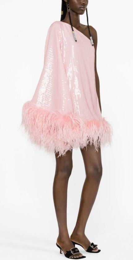 Taller Marmo Mini-jurk met pailletten Roze