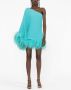 Taller Marmo Asymmetrische mini-jurk Blauw - Thumbnail 2