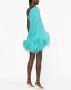 Taller Marmo Asymmetrische mini-jurk Blauw - Thumbnail 3