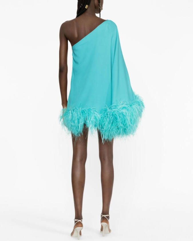 Taller Marmo Asymmetrische mini-jurk Blauw