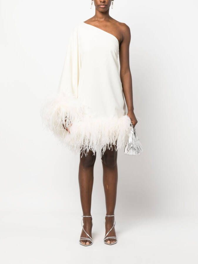 Taller Marmo Asymmetrische mini-jurk Wit