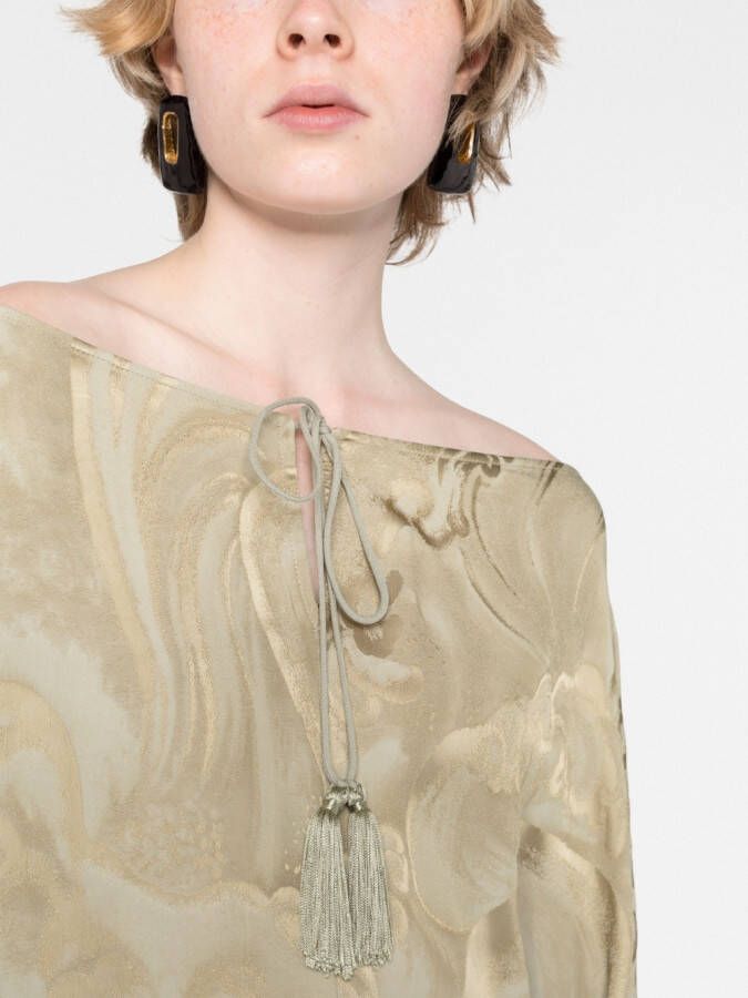 Taller Marmo Mini-jurk Groen